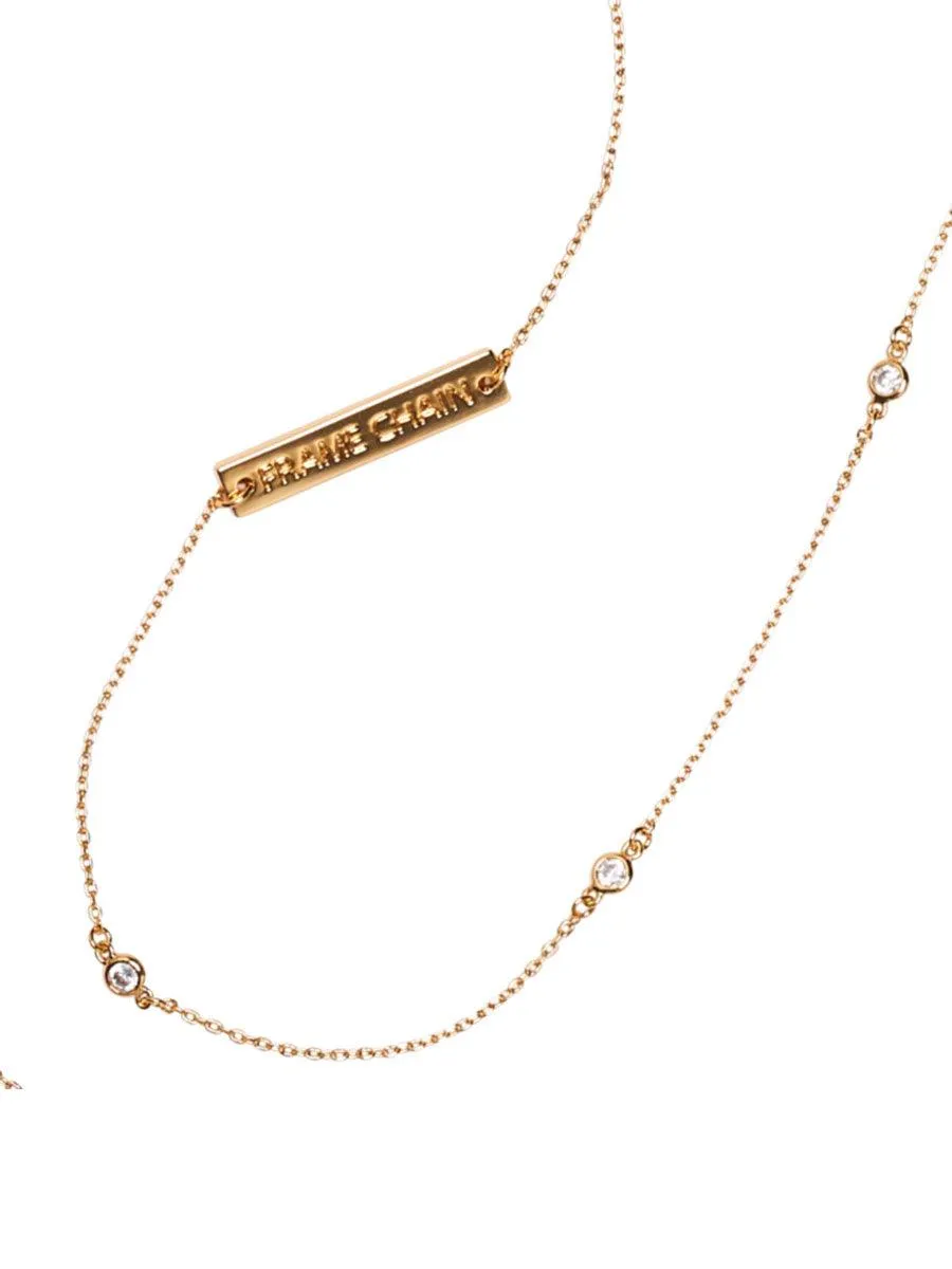FRAME CHAIN SHINE BRIGHT glasses chain in Yellow Gold