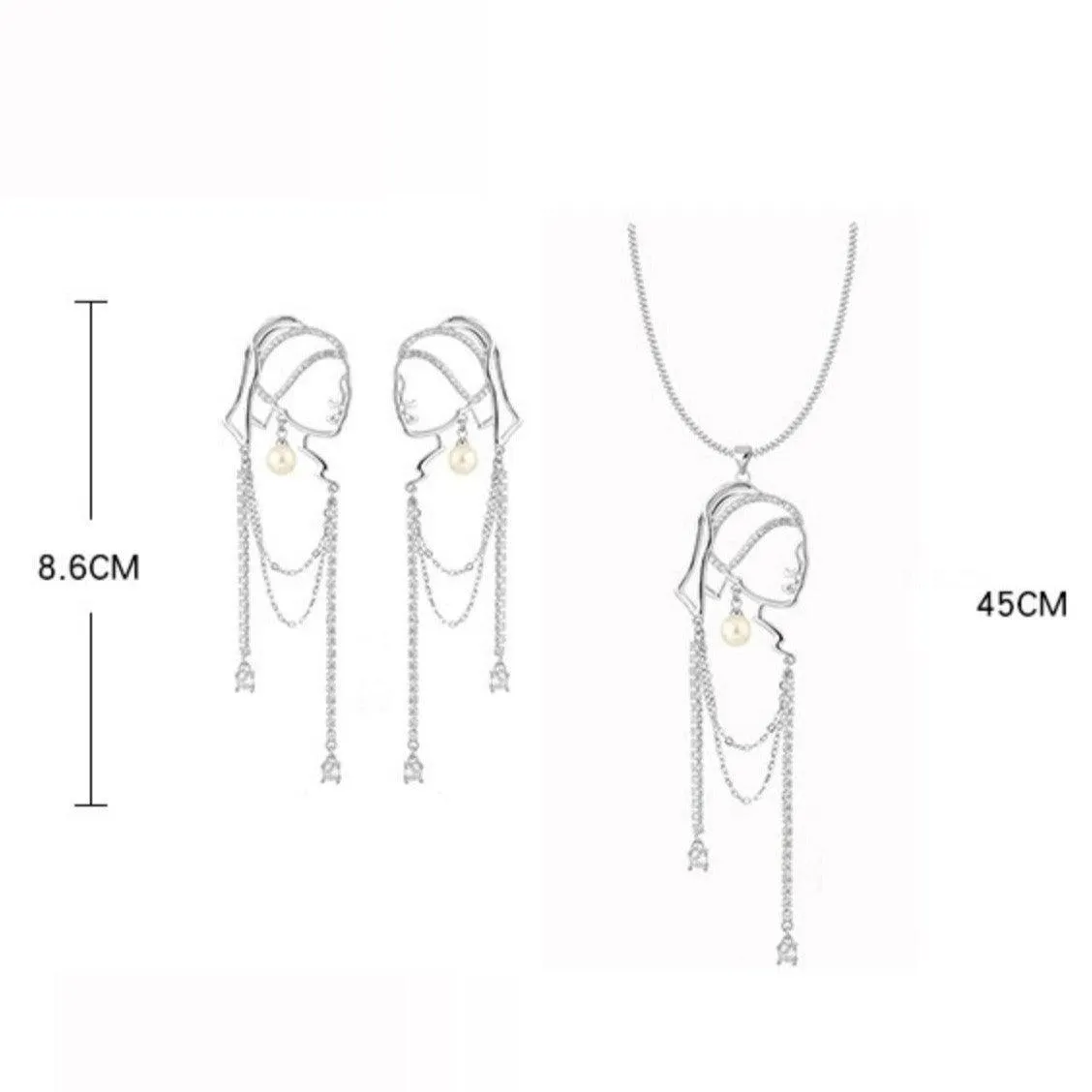 Girl with the Pearl Necklace set