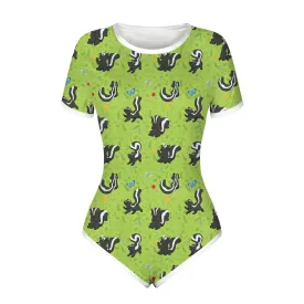Green Skunk Onesie