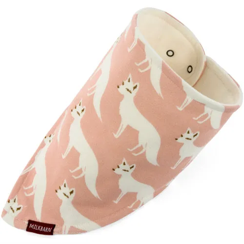 Greige Baby Kerchief Bib