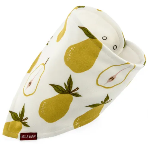 Greige Baby Kerchief Bib