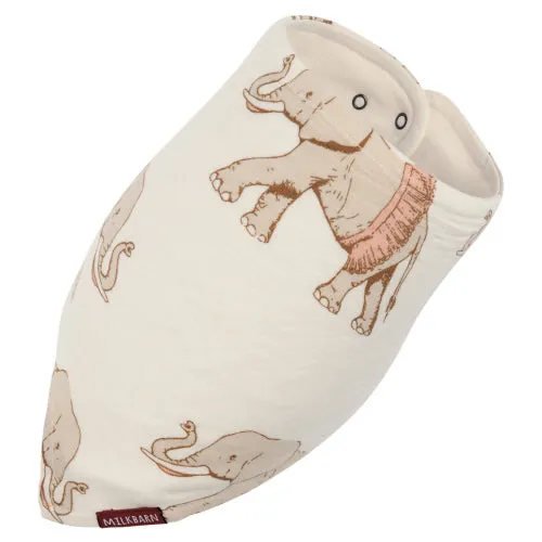 Greige Baby Kerchief Bib