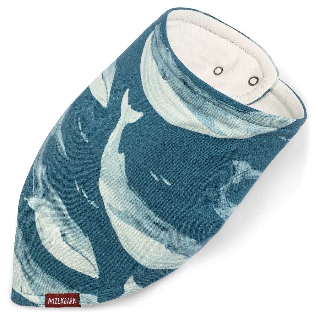 Greige Baby Kerchief Bib