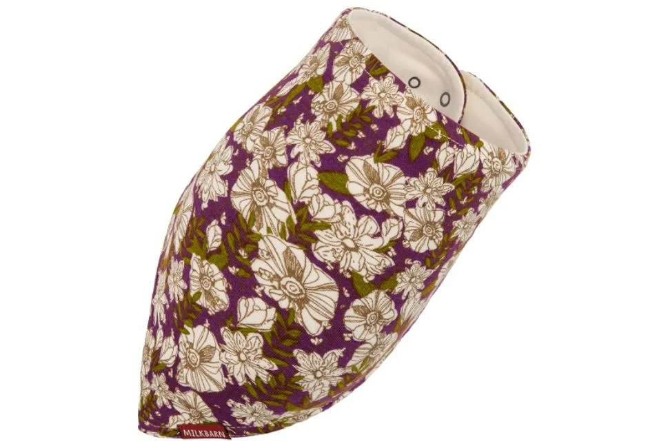 Greige Baby Kerchief Bib