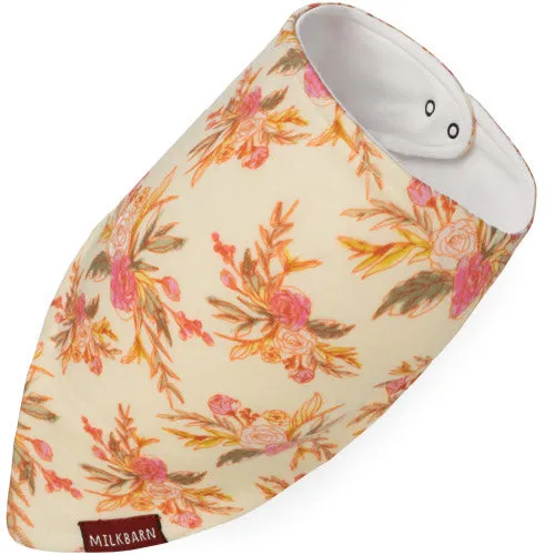 Greige Baby Kerchief Bib