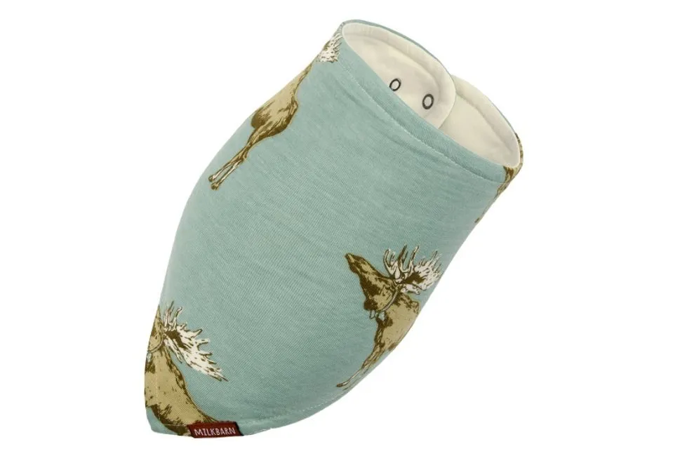 Greige Baby Kerchief Bib