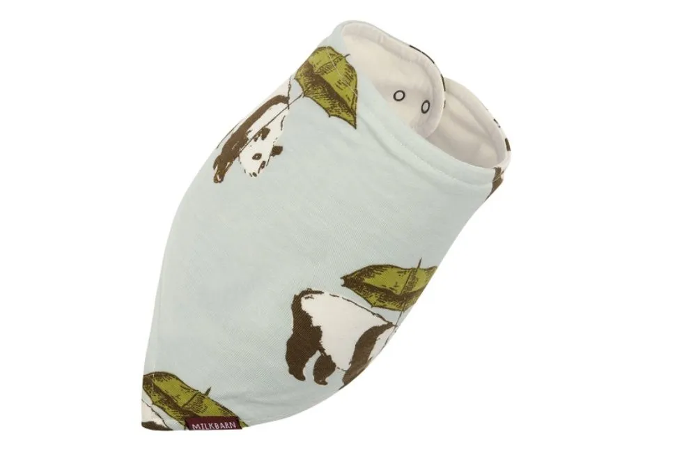 Greige Baby Kerchief Bib