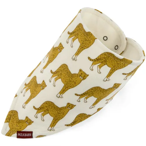 Greige Baby Kerchief Bib