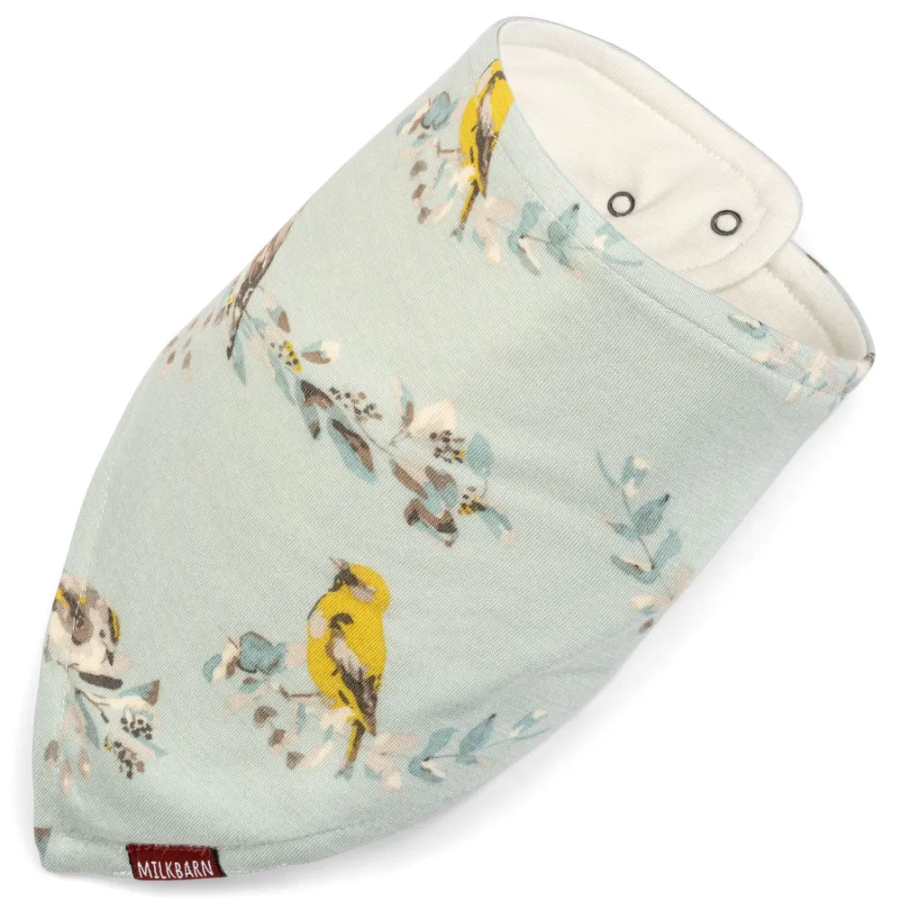 Greige Baby Kerchief Bib