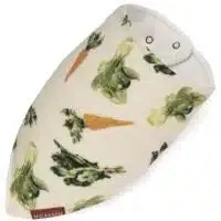 Greige Baby Kerchief Bib