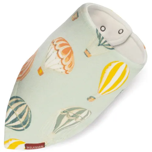 Greige Baby Kerchief Bib