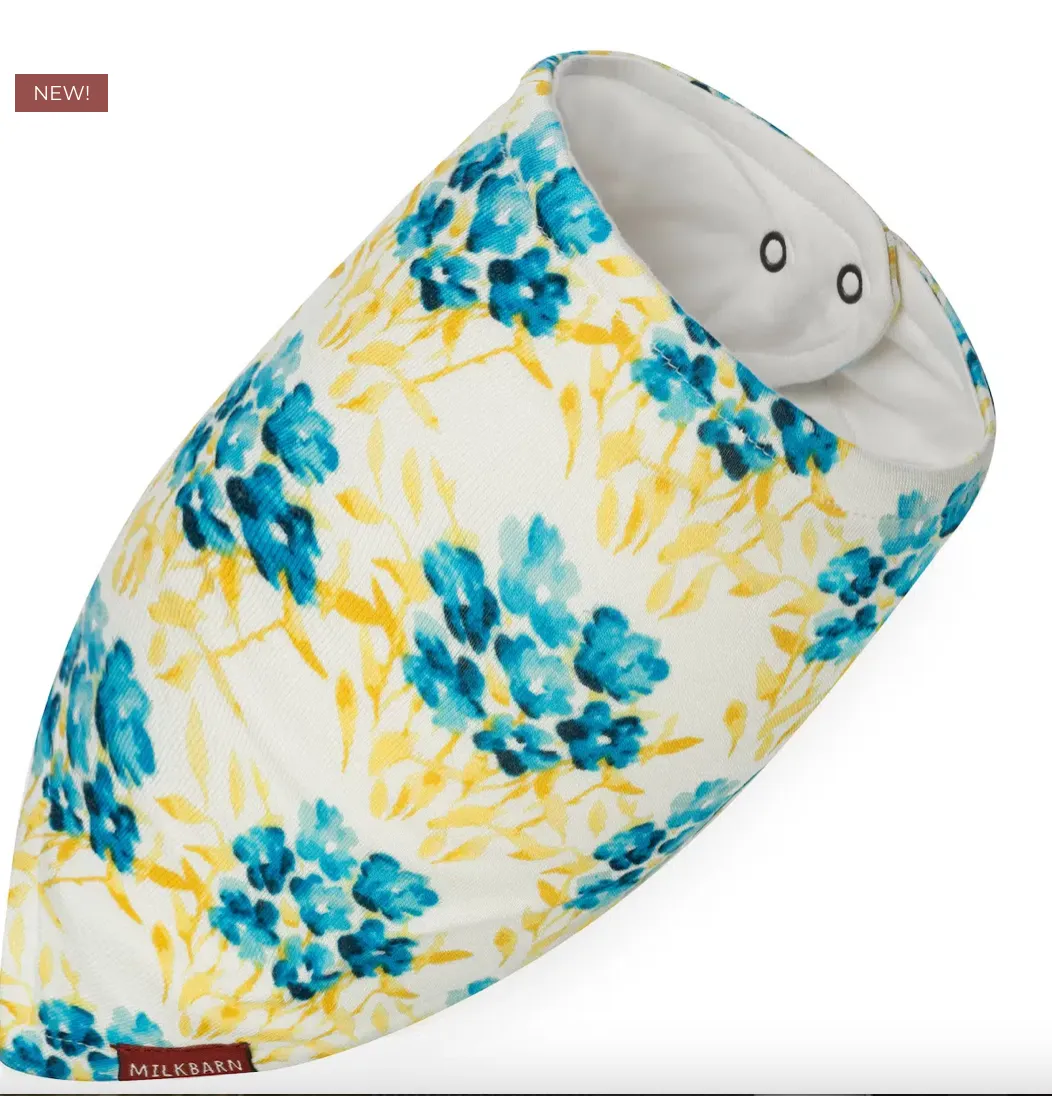 Greige Baby Kerchief Bib