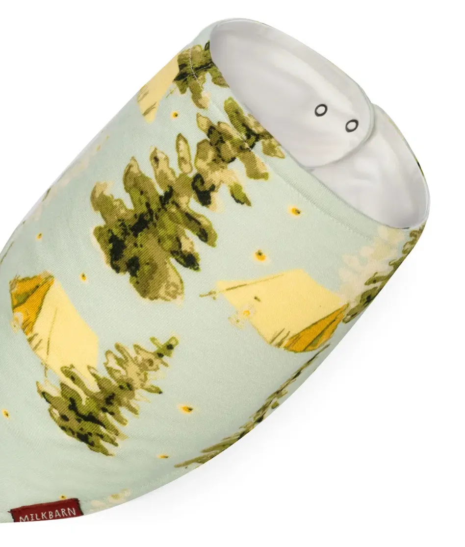 Greige Baby Kerchief Bib