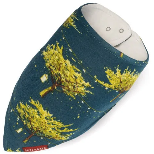 Greige Baby Kerchief Bib