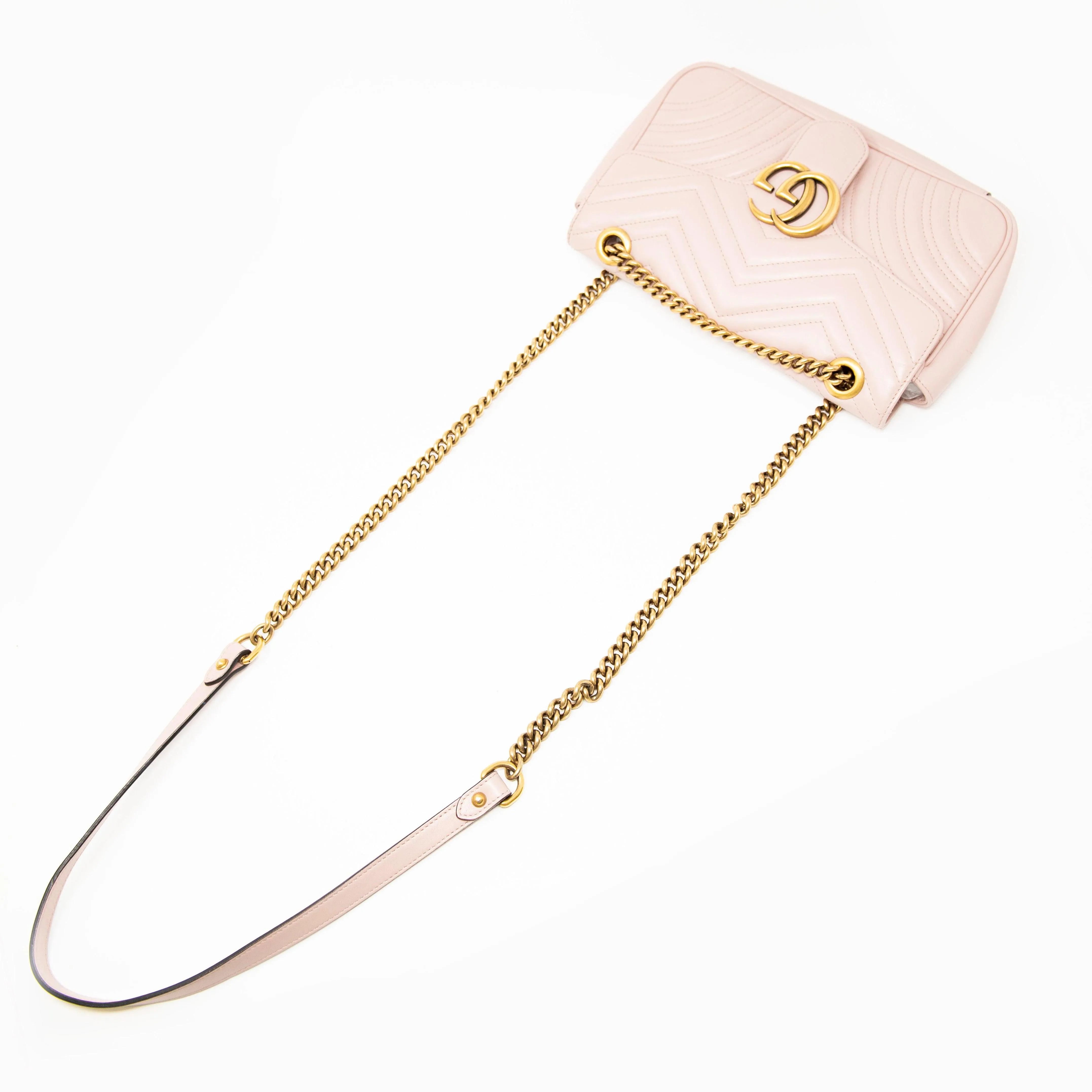 Gucci Pink Small GG Marmont Bag