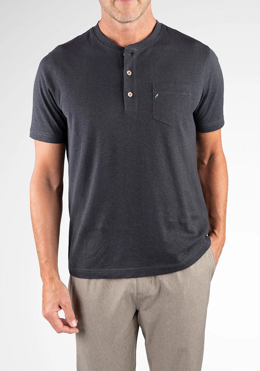 Hemp Cotton Jersey Henley