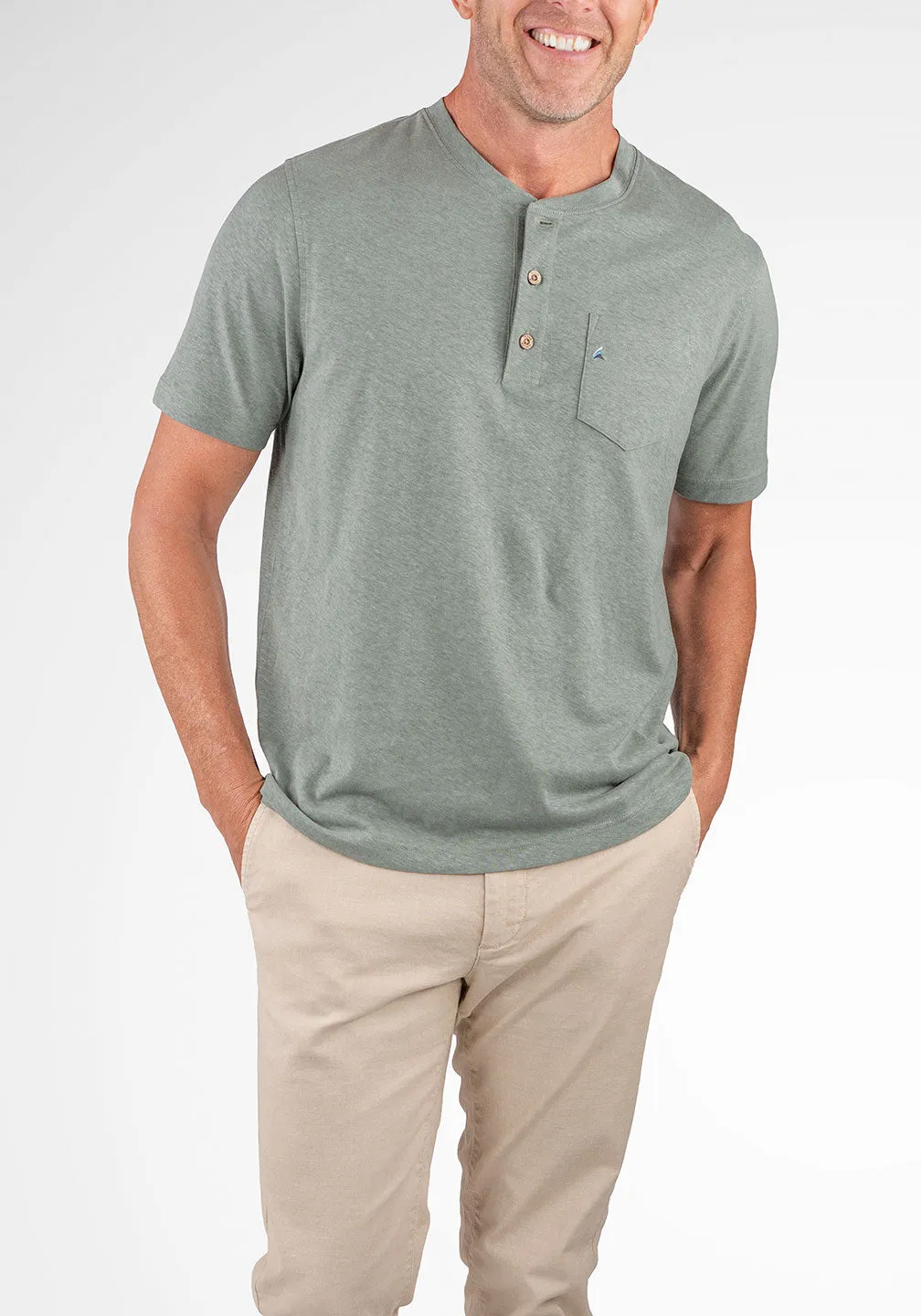 Hemp Cotton Jersey Henley