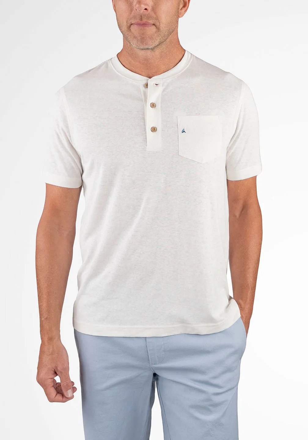 Hemp Cotton Jersey Henley
