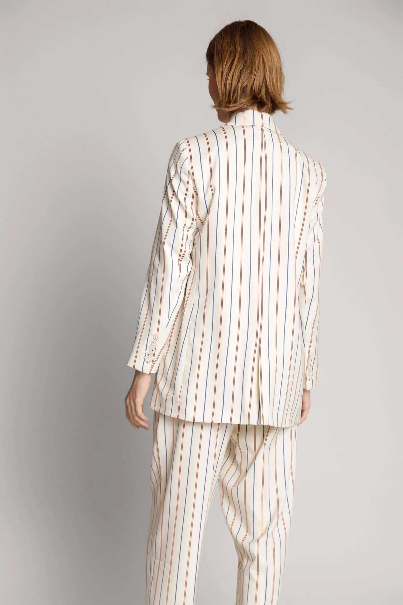 Jacob Striped Polyester-Blended Blazer