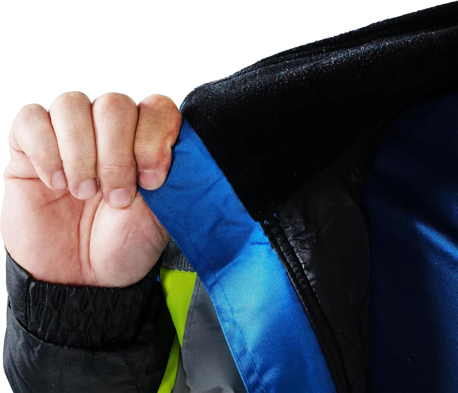 JORESTECH High Visibility Reflective Safety Bomber Jacket Waterproof X in Back ANSI/ISEA Class 1 Type O/CSA Z96