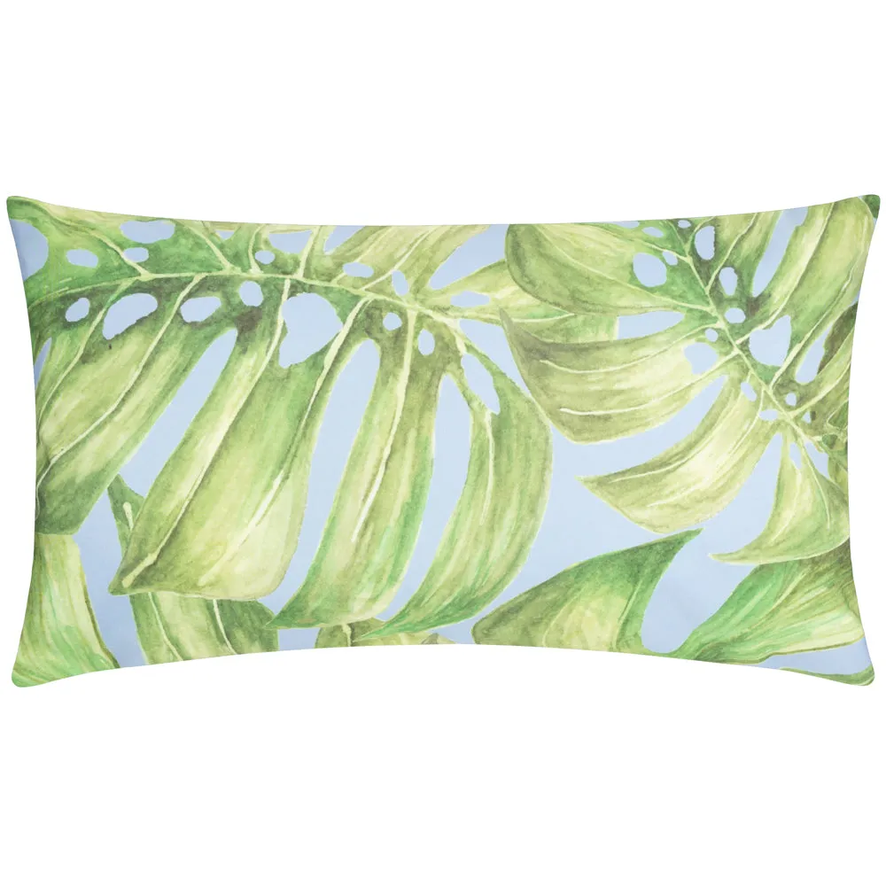 Kali Birds Outdoor Cushion Sky Blue