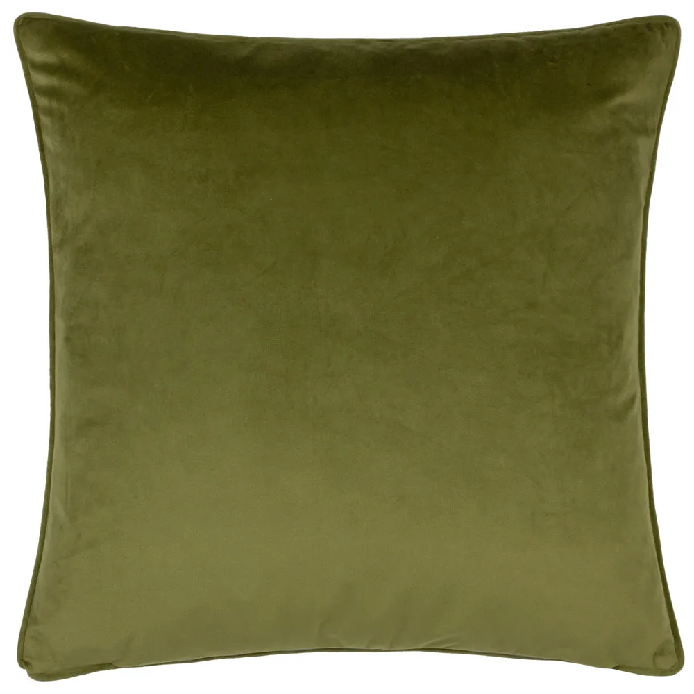 Kali Jungle Foliage Cushion Green