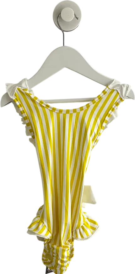KCL London Yellow Frilled Swimming Costume 4 Years