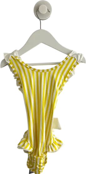 KCL London Yellow Frilled Swimming Costume 4 Years