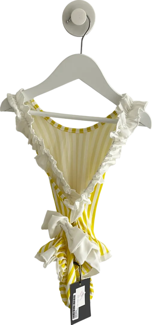 KCL London Yellow Frilled Swimming Costume 4 Years