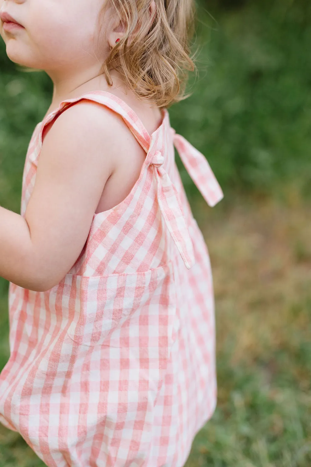 Knotted Bubble in Petal Gingham