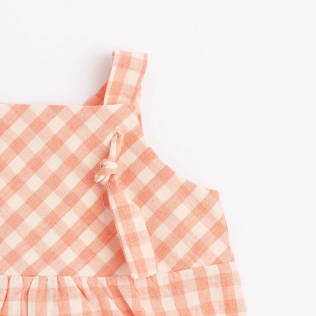 Knotted Bubble in Petal Gingham