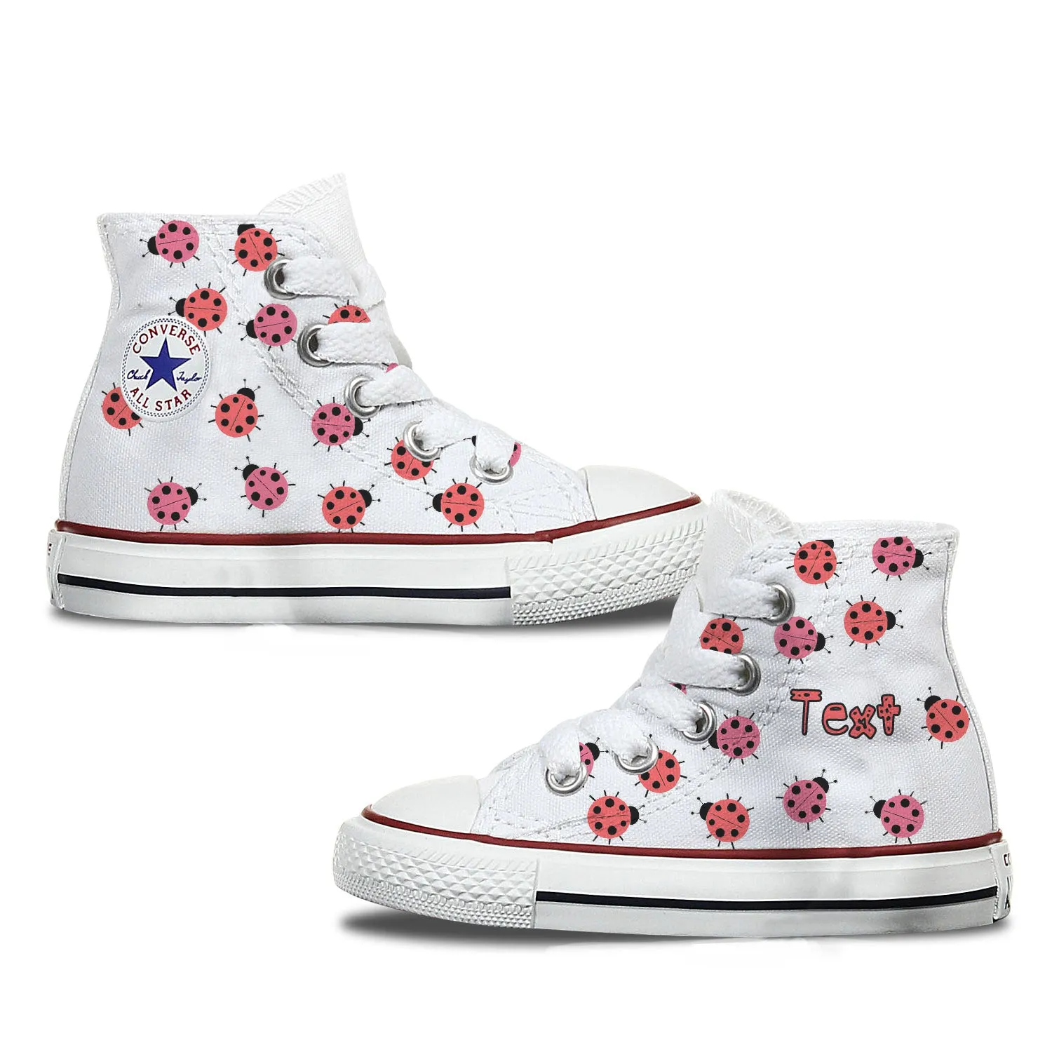 Ladybug Toddler Custom Converse