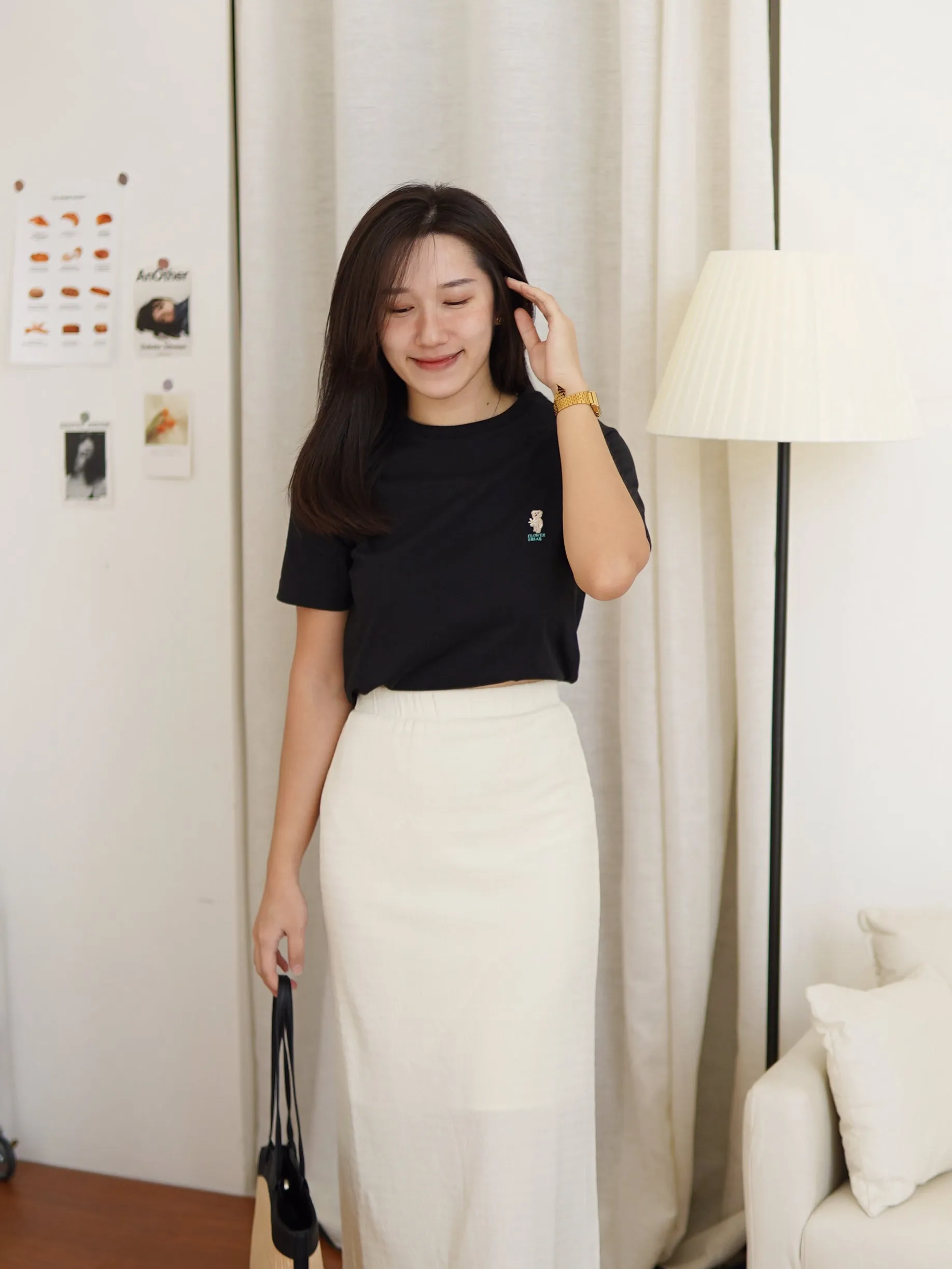 [LM.made] Flower Bear Embroidery Top