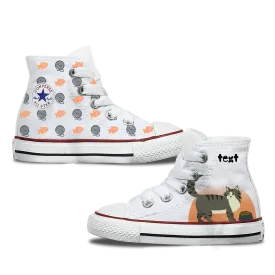 Maine Coon Kids Personalised Converse