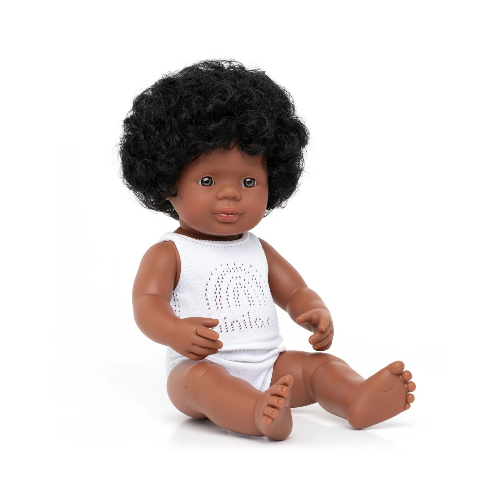 Miniland Toddler Doll BOY 38cm - Black