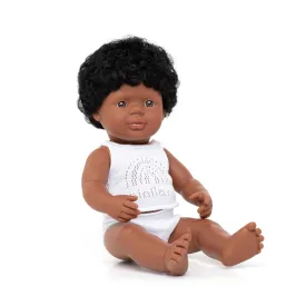 Miniland Toddler Doll BOY 38cm - Black