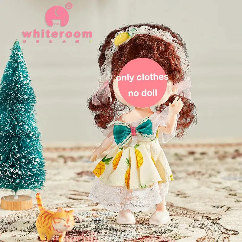 New 16 cm BJD Mini Doll | 13 Movable Joints | Girl with 3D Big Eyes | DIY Toy with Clothes | 1/12 Fashion Doll