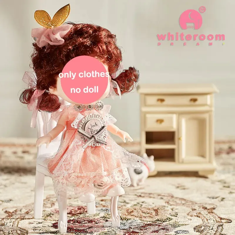 New 16 cm BJD Mini Doll | 13 Movable Joints | Girl with 3D Big Eyes | DIY Toy with Clothes | 1/12 Fashion Doll
