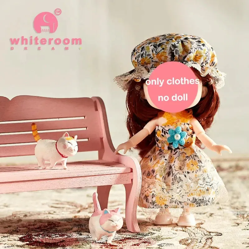 New 16 cm BJD Mini Doll | 13 Movable Joints | Girl with 3D Big Eyes | DIY Toy with Clothes | 1/12 Fashion Doll