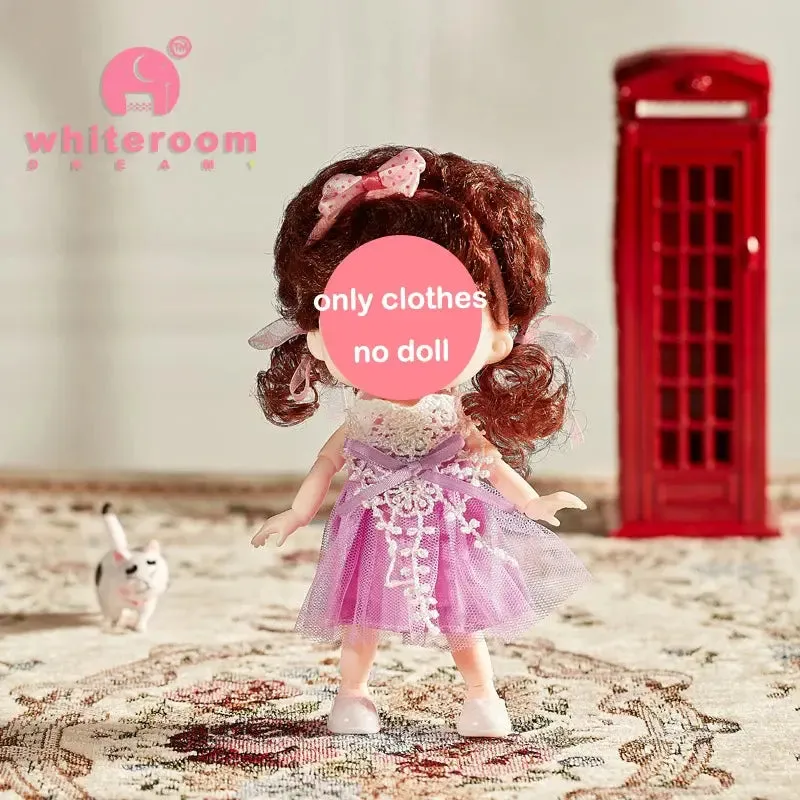 New 16 cm BJD Mini Doll | 13 Movable Joints | Girl with 3D Big Eyes | DIY Toy with Clothes | 1/12 Fashion Doll