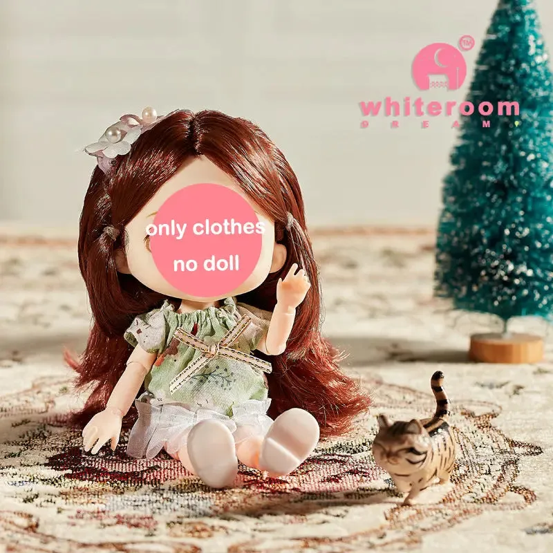 New 16 cm BJD Mini Doll | 13 Movable Joints | Girl with 3D Big Eyes | DIY Toy with Clothes | 1/12 Fashion Doll