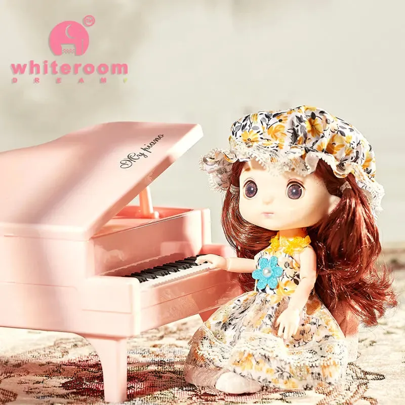 New 16 cm BJD Mini Doll | 13 Movable Joints | Girl with 3D Big Eyes | DIY Toy with Clothes | 1/12 Fashion Doll