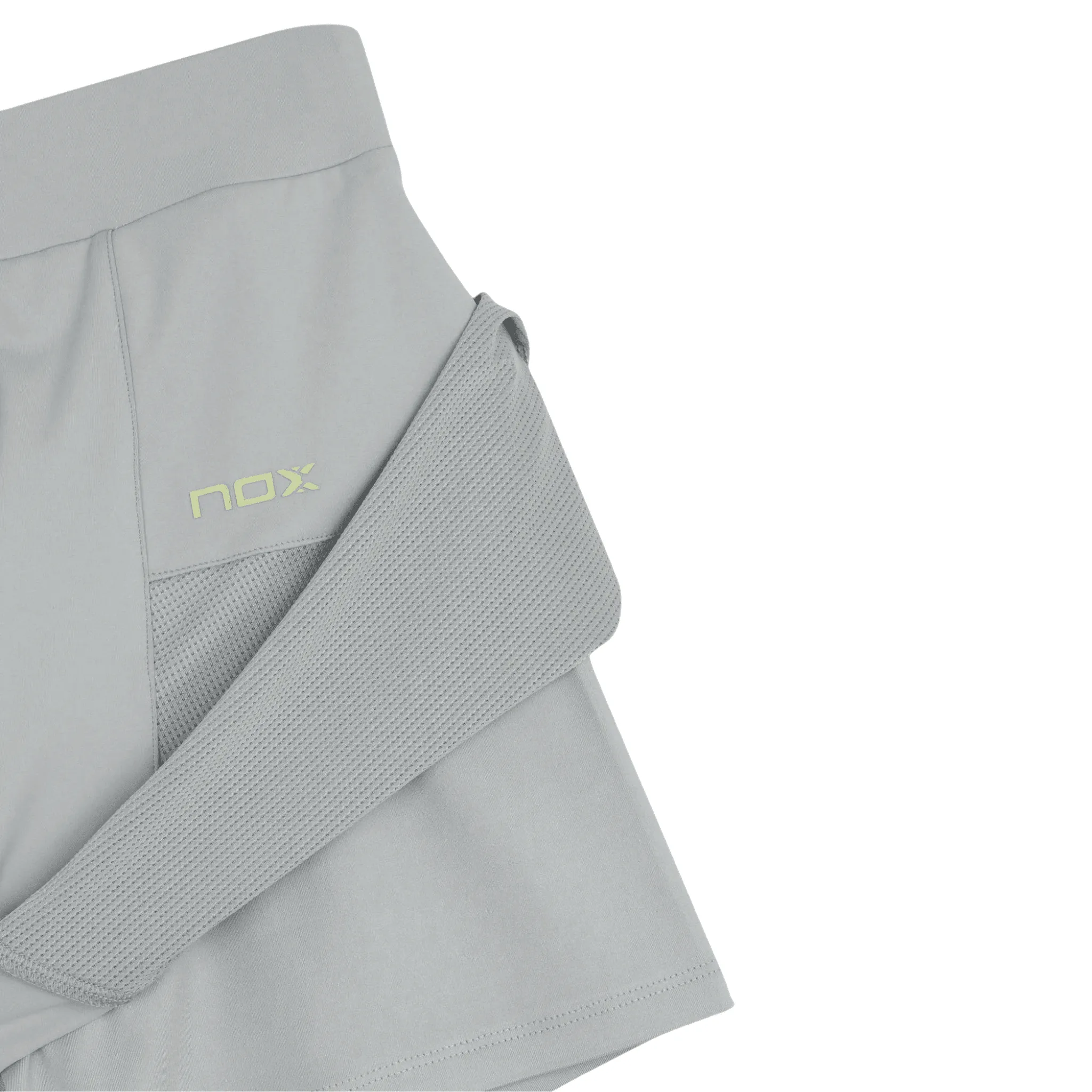 NOX Pro Padel Skirt Mist Grey