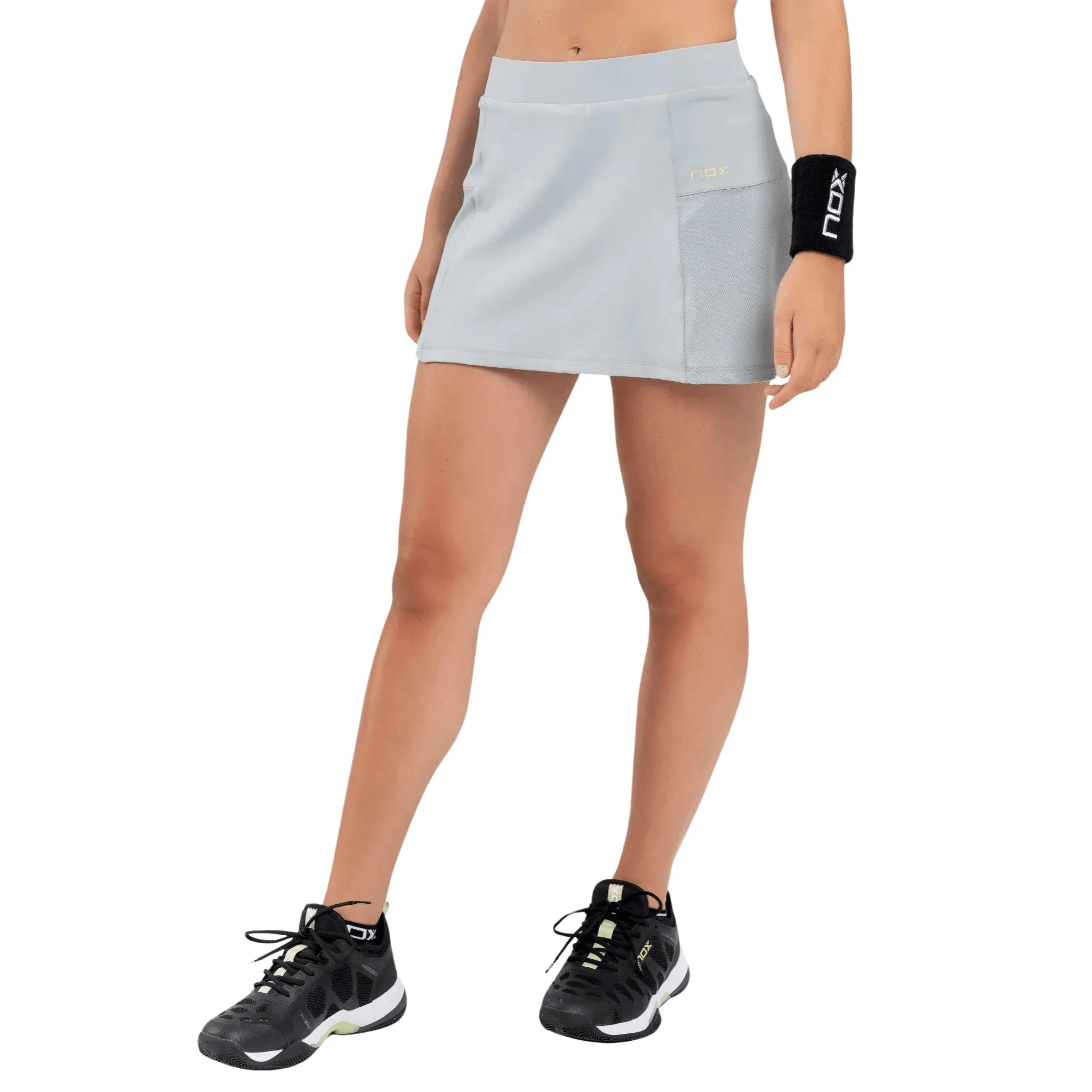 NOX Pro Padel Skirt Mist Grey