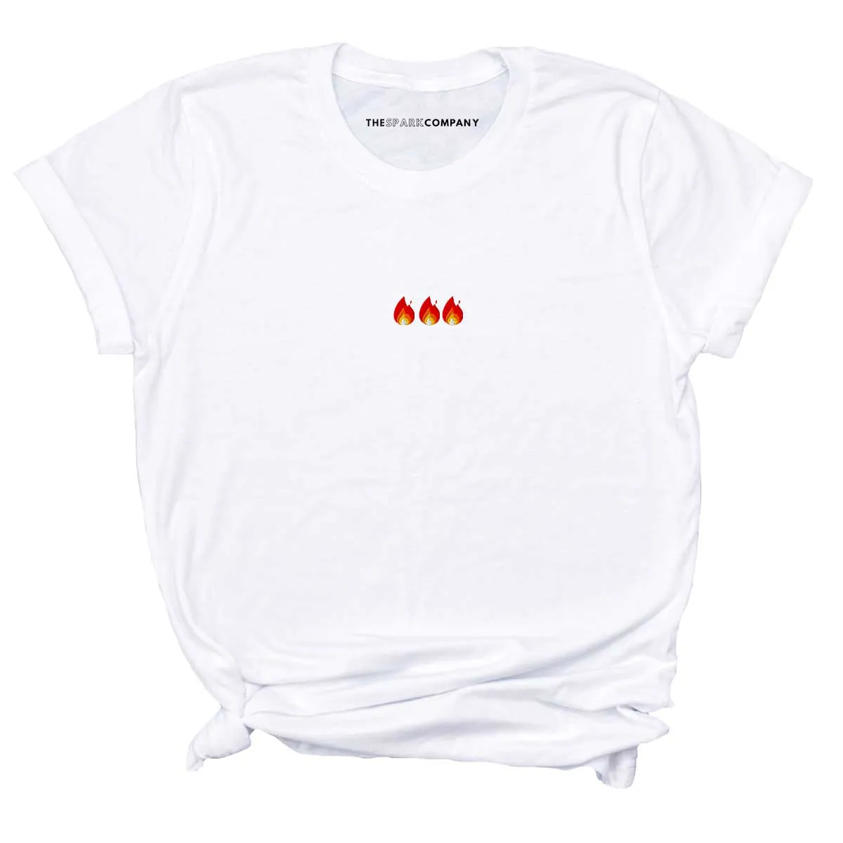On Fire Embroidered Feminist T-Shirt