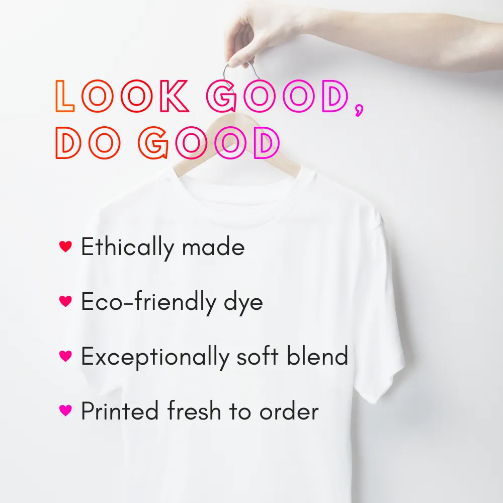 On Fire Embroidered Feminist T-Shirt