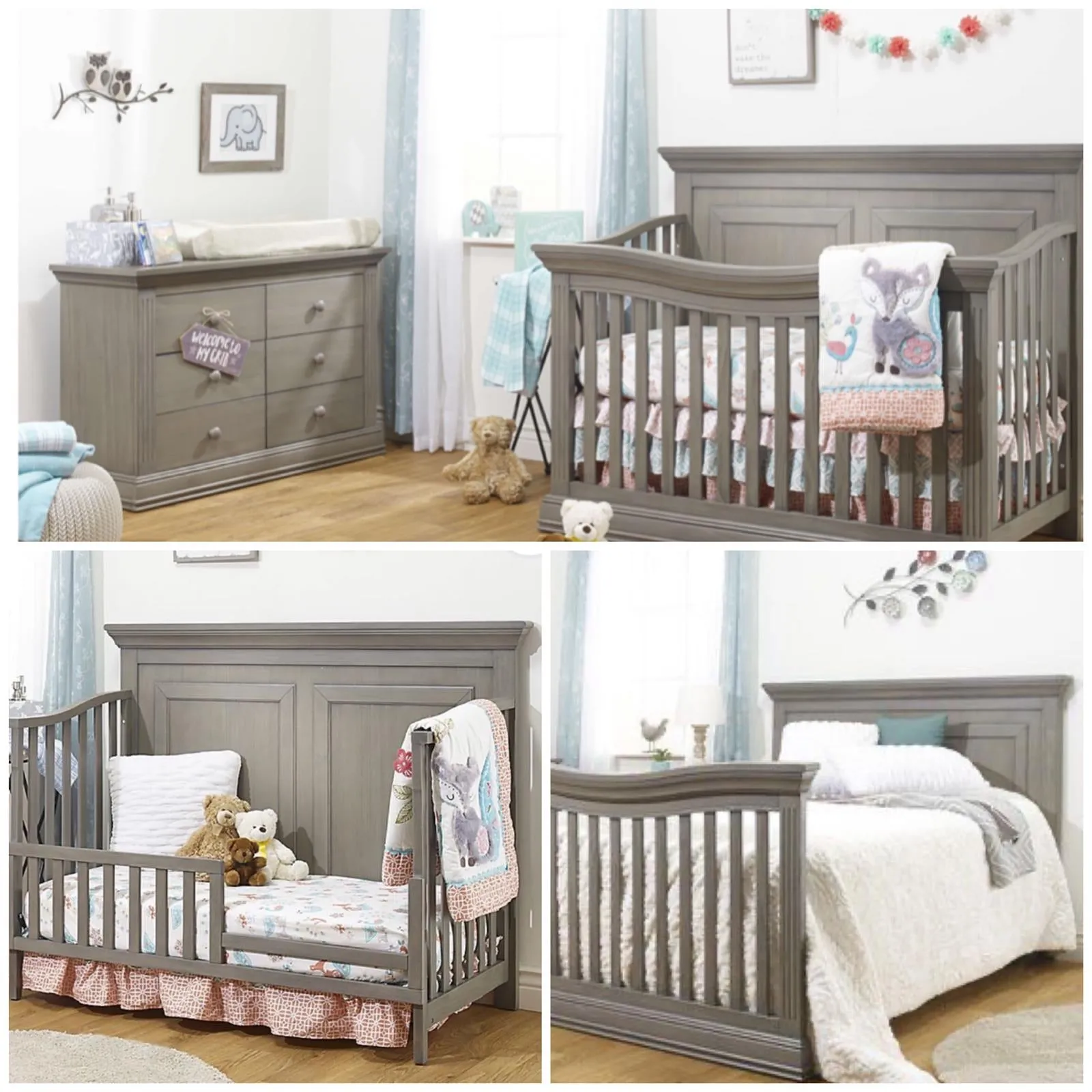 Paxton Grey Crib and Dresser #6