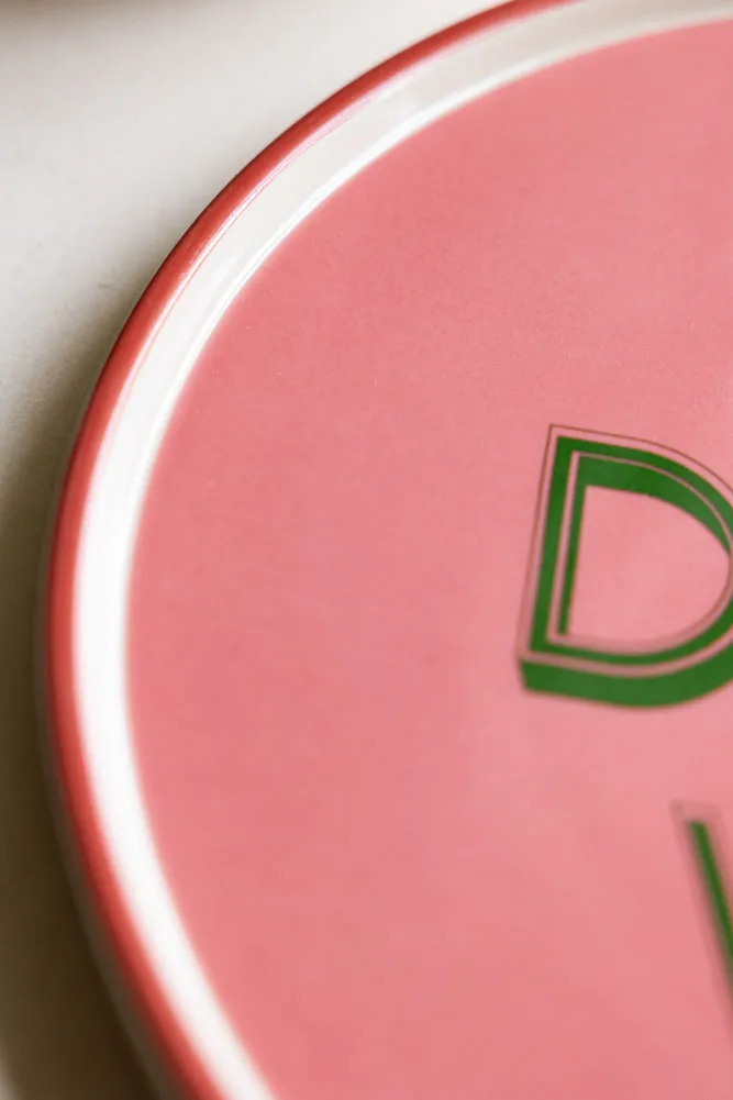 Pink La Dolce Vita Plate