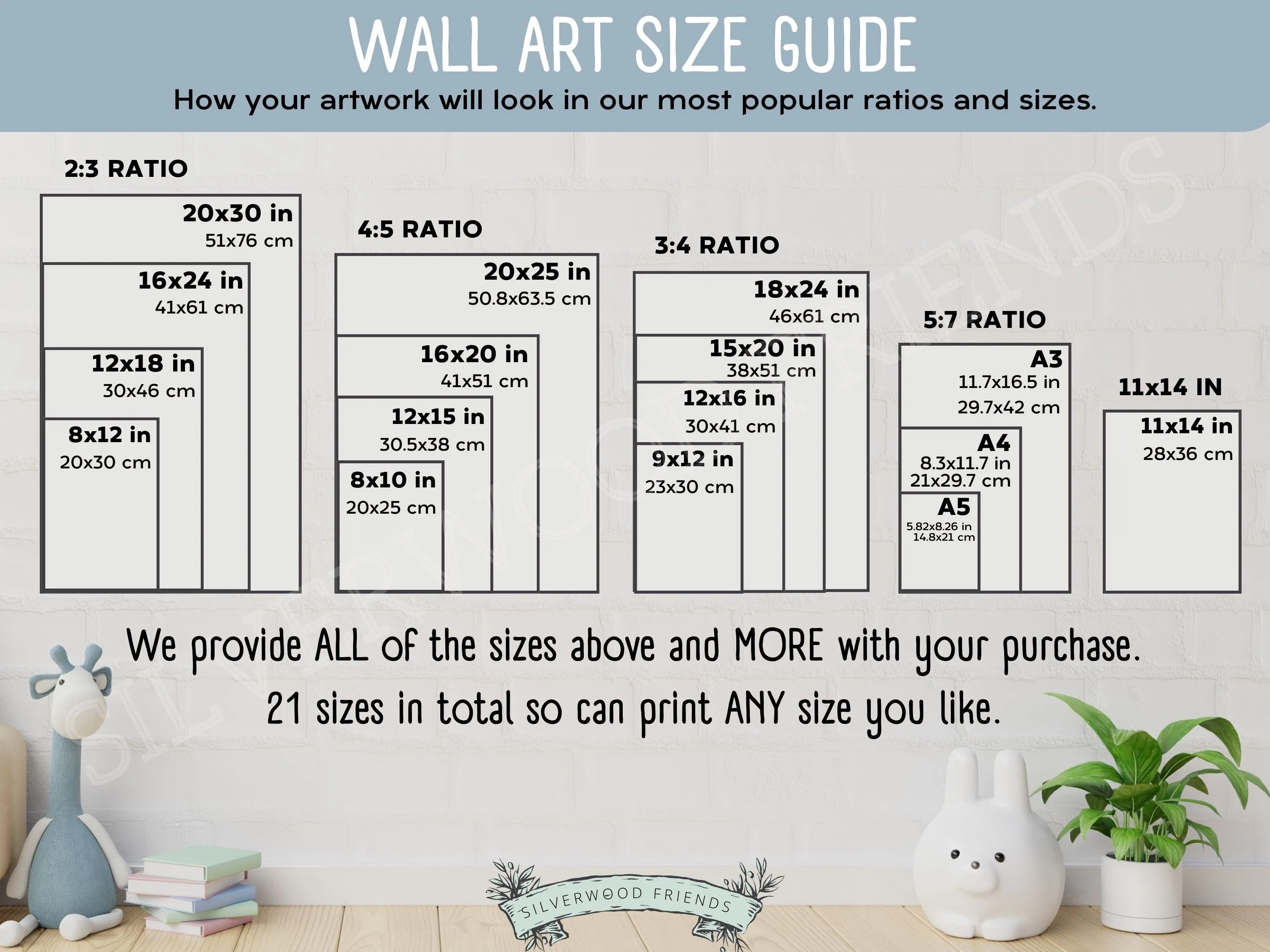 Purple and Pink Wildflower Nursery Prints