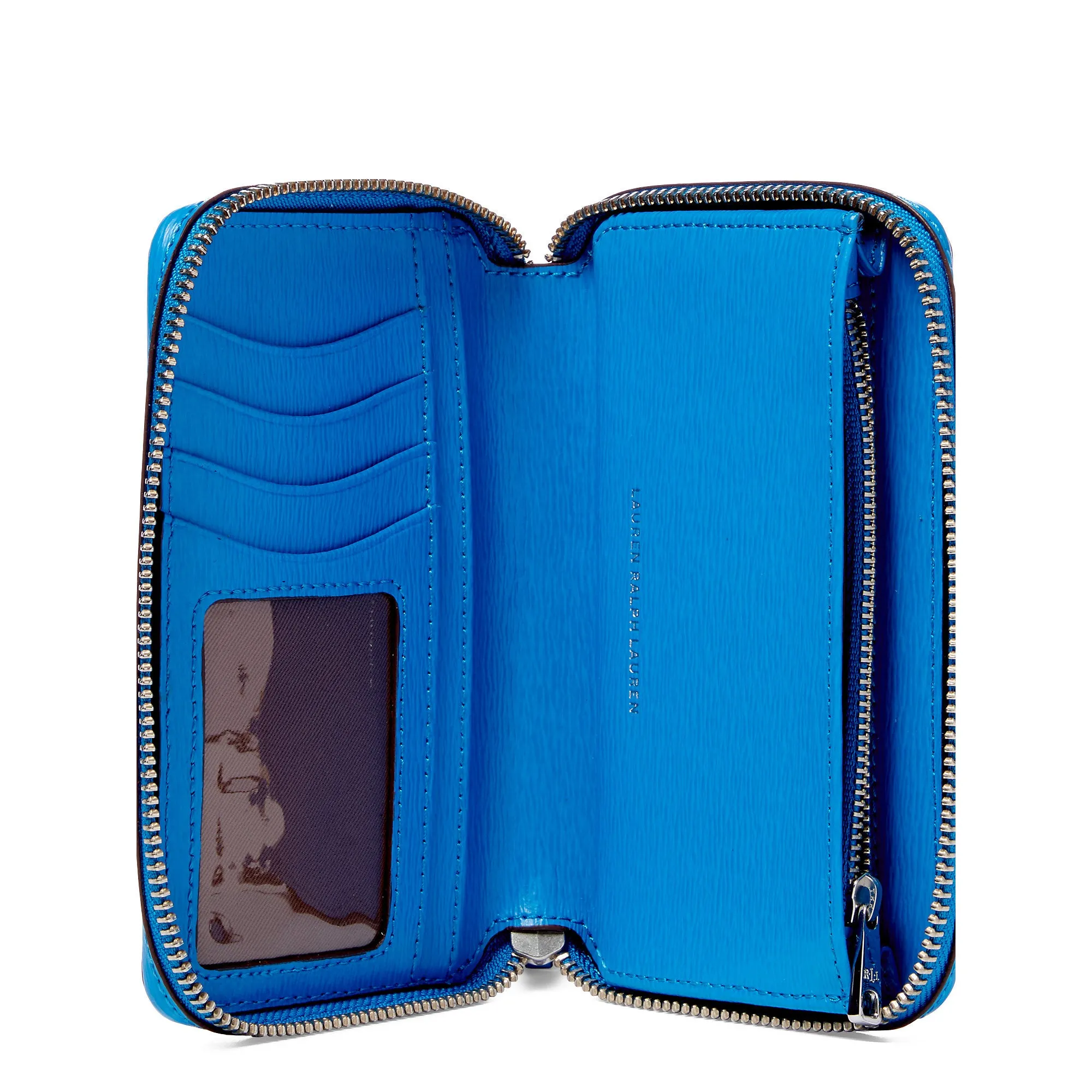 Ralph Lauren TATE SAFFIANO PHONE WALLET - Blue
